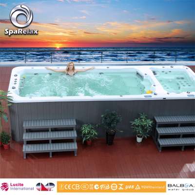 New Design Lucite Acrylic Endless Swimming Pool SPA