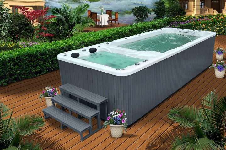 5.8 Meters Self Cleaning Swimming Pool SPA Model