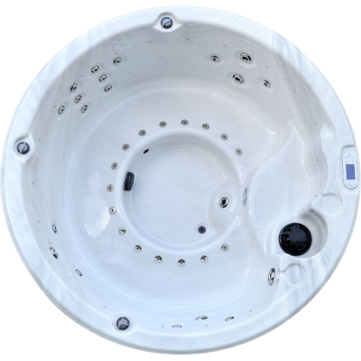 Lovely Round acrylic bathtub/outdoor hottub for 4 person family