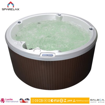 Hotel Resorts Indoor Acrylic Round Small 5 Person Spa Hot Tub